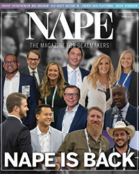 NAPE Magazine cover featuring the faces of attendees at the recent expo