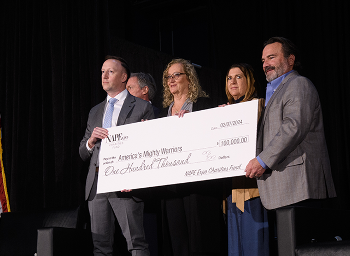 NAPE Charities Check Presentation